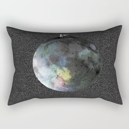Man on the Moon Rectangular Pillow