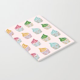 Cute as a multicoloured cupcakes! Notebook