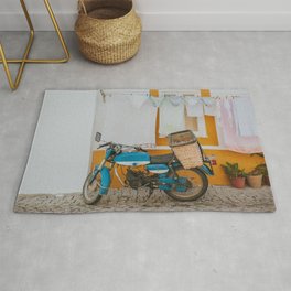 Clothing Line in Portugal - Travel Photography  Rug