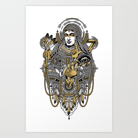 mother of punk Art Print