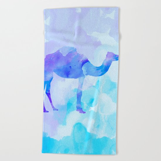 Abstract Camel Beach Towel
