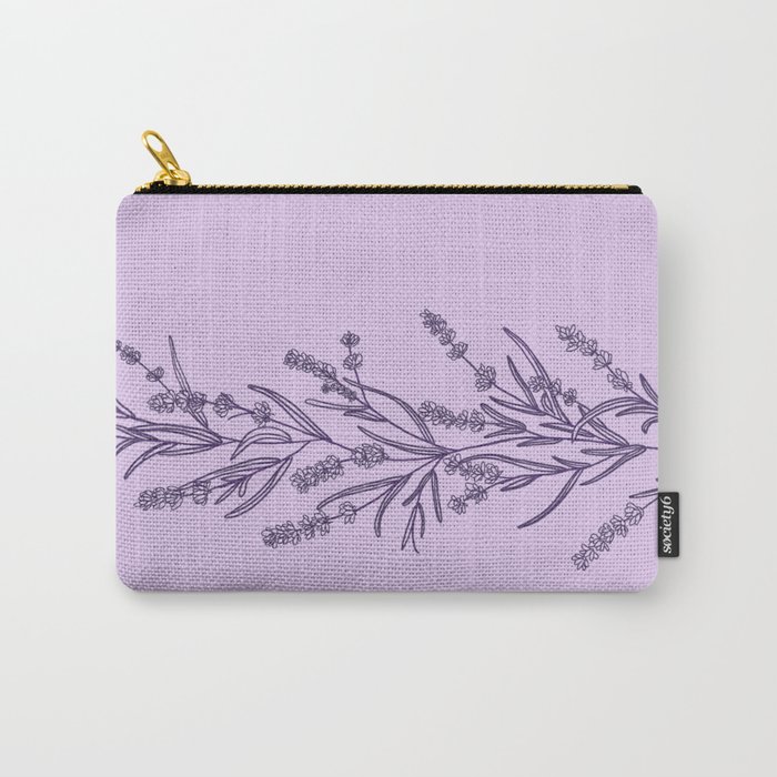 Elegant Lavender - purple Carry-All Pouch