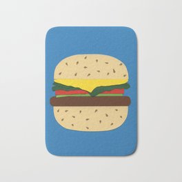 Burger Badematte | Cheeseburger, Food, Rosifeist, Paper, Paperworks, Scissor, Graphicdesign, Berlin, Collage, Cutouts 