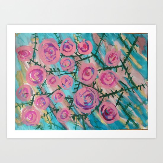 Florence Rose Art Print