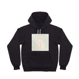 Rabbit playing with flowers Hoody