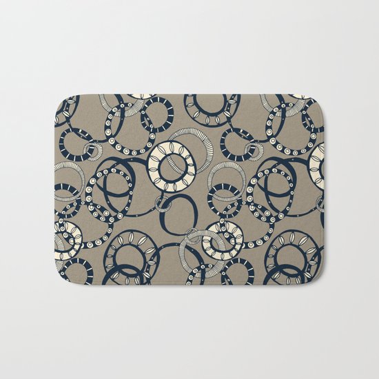 Honolulu hoopla light brown Bath Mat