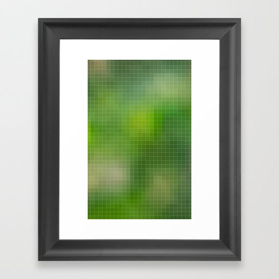 PIXELED Framed Art Print