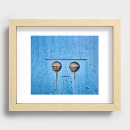 Crying portholes Recessed Framed Print