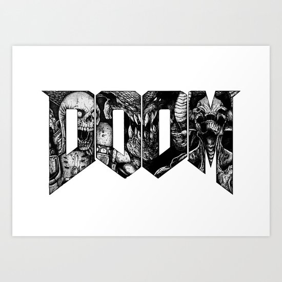 DOOM Art Print