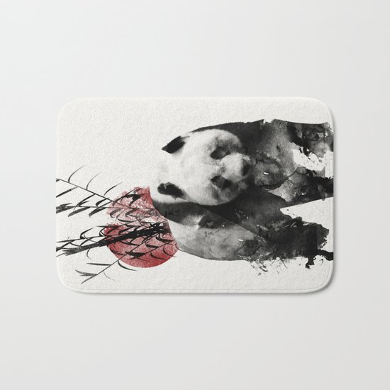 Rising Sun Panda Bath Mat
