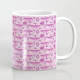 Grateful for You Pink Plum Coffee Mug