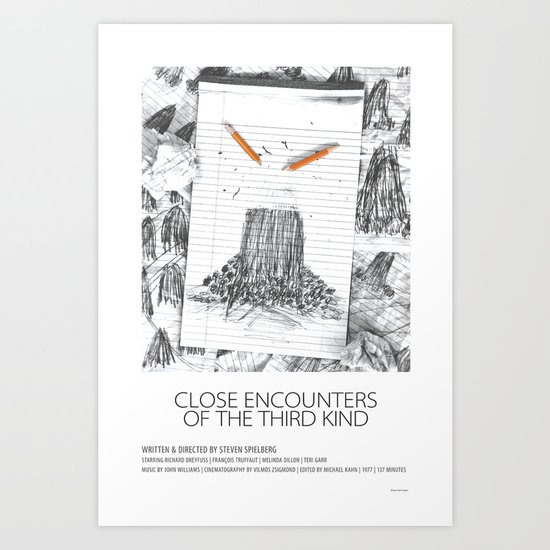 Close Encounters of the Third Kind (1977) Art Print