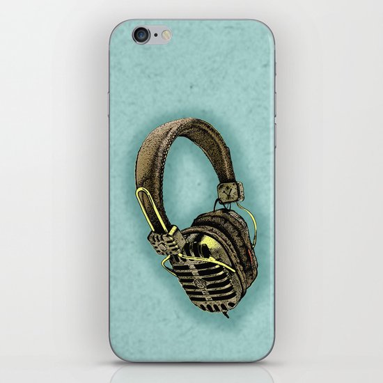 HEAD PHONE iPhone & iPod Skin