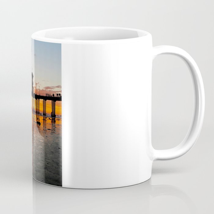 Sunset HB Pier / South Side   ( 9/7/13 ) Coffee Mug