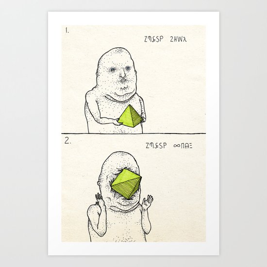 An untitled short story Art Print