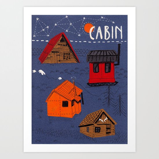 CABIN Art Print