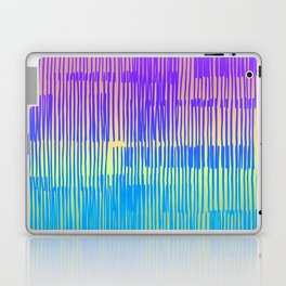 Lines | Purple Azure Laptop Skin