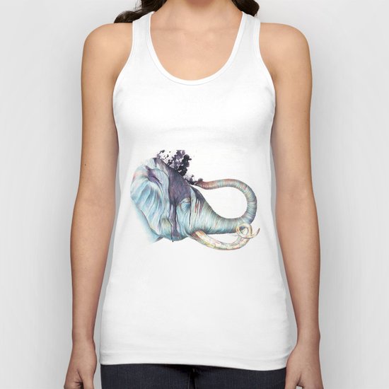 Elephant Shower Unisex Tank Top