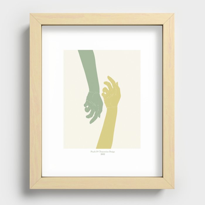 Hands #3 Recessed Framed Print