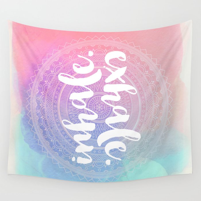 Inhale Exhale Wall Tapestry