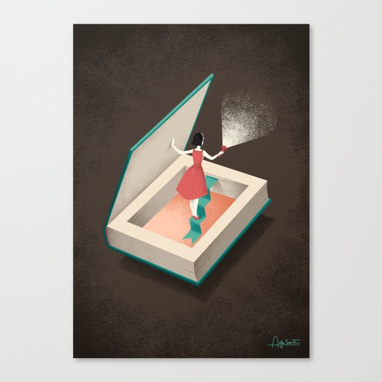 Inquiring Canvas Print
