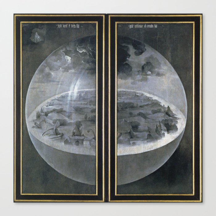Hieronymus Bosch - The Creation Of The World Canvas Print