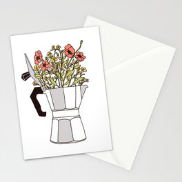 Moka Flowers Stationery Card