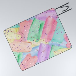 Glitter Color Abstract Trendy Collection Picnic Blanket