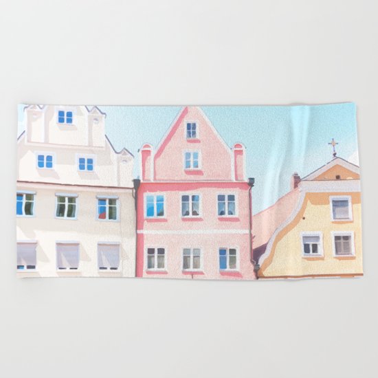 House 2 Beach Towel