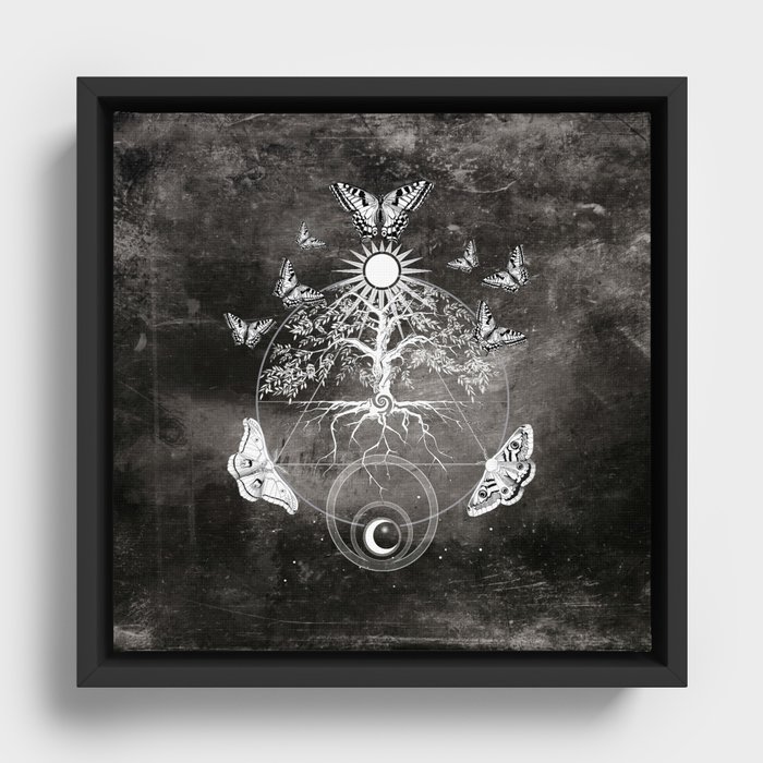 Awaken Persephone Framed Canvas