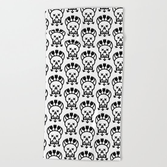 DEAD TROLL Beach Towel