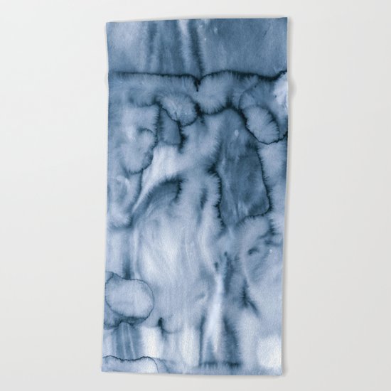 grey blues Beach Towel