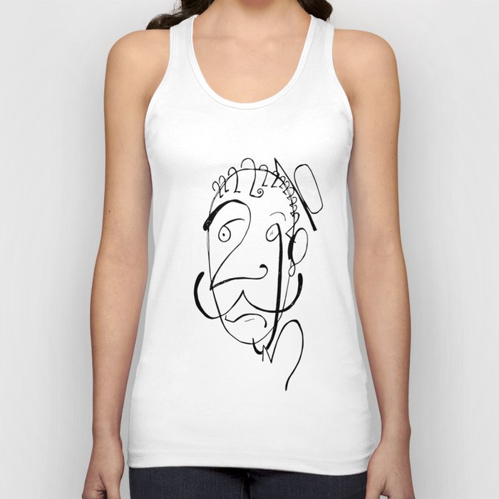 A Portrait with Numbers Tank Top