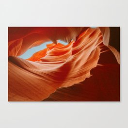 Antelope Canyon - Looking Upward Canvas Print