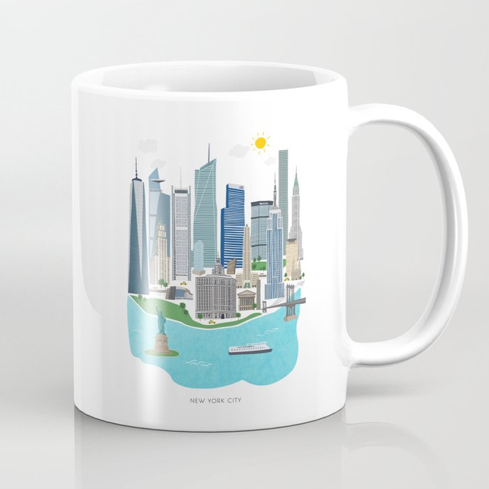 New York City Illustration Coffee Mug
