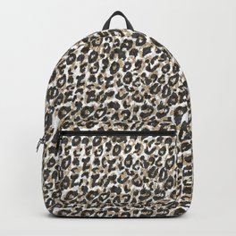 Elegant gold leopard animal print pattern Backpack | Animalprint, Elegantgold, Leopard, Shiningsparkles, Goldcolor, Blackcolor, Black, Goldmetallic, Imageprint, Modernfashion 