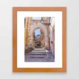 Porta Pescara, Old Arch Framed Art Print