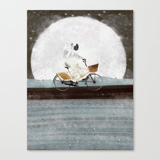 shopping for astronauts Canvas Print