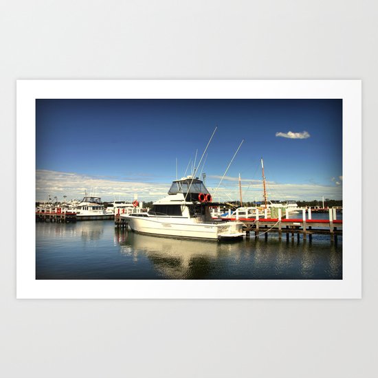 Harbour Art Print