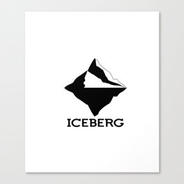 iceberg Canvas Print