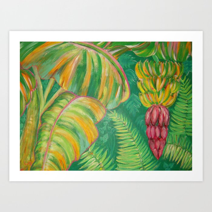 "Banana Patch" Art Print