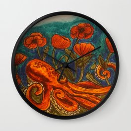 Octopus's Garden Wall Clock