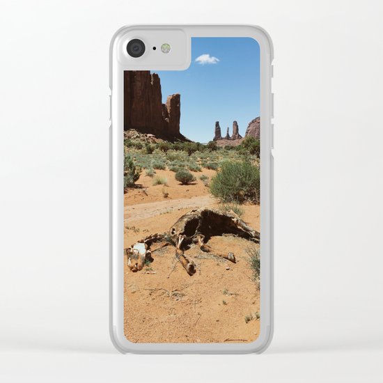 Monument Valley Horse Carcass Clear iPhone Case