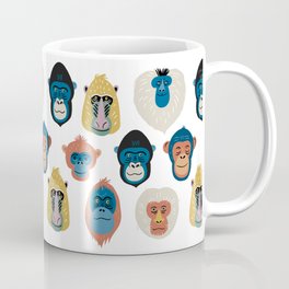 Primates Monkeys Pattern Mug