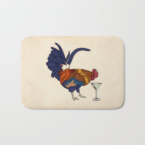 Cocktails Bath Mat