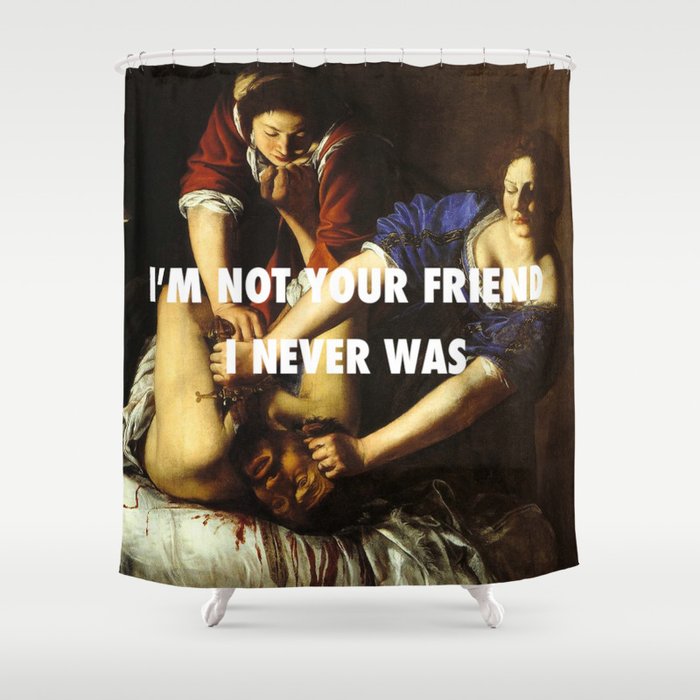 Judith Stopping Holofernes Shower Curtain