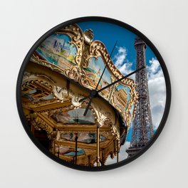 I heart Paris Wall Clock