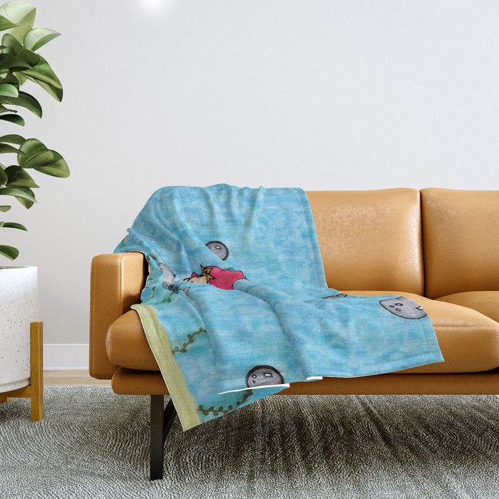 Mermaid Mash-up Throw Blanket