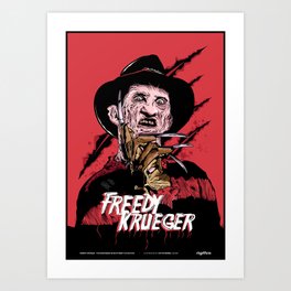 Freddy Krueger Art Print