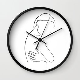 Self-care first Wall Clock